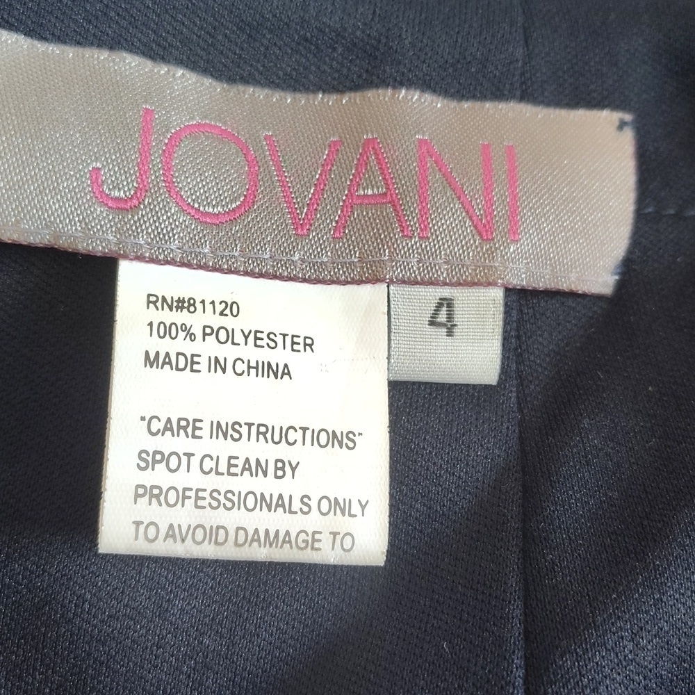 Jovani Navy Sparkle Strapless Formal Fluted Gown 4 - Picture 11 of 15
